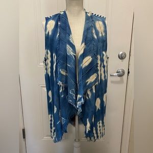 Handmade Indigo Batik Vest